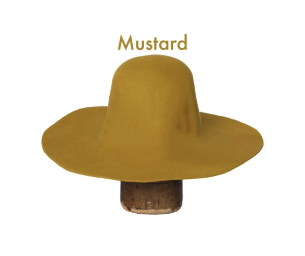 Mustard Felt Hat